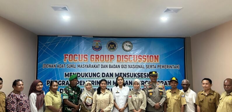 DAS BERSAMA BGN MELAKUKAN FGD SEBAGAI UPAYA PENANGANAN TERHADAP MBG DI KABUPATEN MANOKWARI SELATAN.